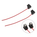 2 SZT. ГНІЗДО H1 Z КОЛІНОМ ПЛУГ AND PLAY Z ПРОВОДОМ 1MM ДЛЯ DC 12V/24V  фото 11