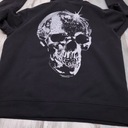 ALLSAINTS MIRRORSKULL Hoodie Vintage mikina lebka Veľkosť L