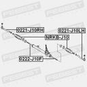 FEBEST PROTECTION BARRE DE DIRECTION NISSAN QASHQAI J10Ephoto 12