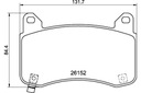 BREMBO ZAPATAS DE FRENADO TESLA MODELO 3 5YJ3 01 17- TESLA MODELO Y 5YJY 