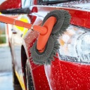BROSSE VERS LAVAGE VOITURES VOITURE MOP MANUELLE MIKROFIBRA ÉCHANGE 160CMphoto 8
