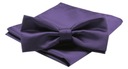 Мужской галстук-бабочка с нагрудным платком - Alties - Фиолетовый