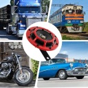 ГУЧНИЙ КЛАКСОН 110DB 12V ЧЕРВОНИЙ 2ШТ DUAL-TONE 335/435HZ УНІВЕРСАЛЬНИЙ  фото 14