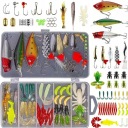 ZESTAW PRZYNĘT GOTOWY 78 ELEMENTÓW W ZESTAWIE NA OKONIA SZCZUPAKA SANDACZA