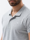 Мужская рубашка-поло, серый меланж V20 S1374 M