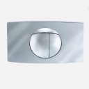 Хромированная кнопка двойного смыва SANIT