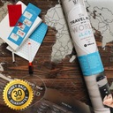 Скретч-карта мира. КАРТА ПУТЕШЕСТВИЙ ВОЗДУШНЫЙ МИР