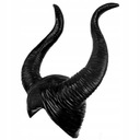 Halloween Black Queen Cosplay Witch Horns Hat Model sprawdź opis