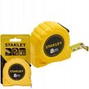 МЕРА STANLEY 8М 25ММ ПЛАСТИКОВЫЙ КОРПУС 30-457