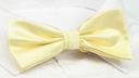 Желтый мужской галстук-бабочка с нагрудным платком - ALTIES