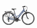 Жіночий велосипед Kross Trans 2.0 S 28 синьо-білий