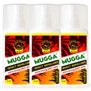 3x MUGGA STRONG SPRAY 50% DEET от КОМАРОВ И КЛЕЩЕЙ