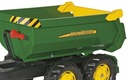 ROLLY TOYS PRZYCZEPA WYWROTKA JOHN DEERE HALFPIPE