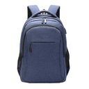 Obchodný batoh na notebook s modrým USB 35 x 22 x 49 cm