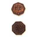 ДВАРВСКАЯ МЕДНО-МЕТАЛЛИЧЕСКАЯ МОНЕТА 1 ШТ. Ролевая игра