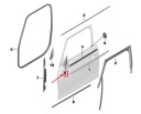 МИНИ COOPER F55 ПЕРЕДНЯЯ ЛЕВАЯ ЗАЩИТА ДВЕРИ 7322509 51477322509ORYGINALNA  фото 8