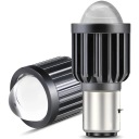 ЛАМПОЧКА LED (СВІТЛОДІОД) BA20D МОТОЦИКЛЕТНА 6000K ЛІНЗА DO МОТОЦИКЛА МОТОЦИКЛА 35/35W  фото 8