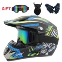 CASCO PARA MOTOCICLETA OFF-ROAD ENDURO MOTOCROSS +GOGLE + CAPO + GUANTES 