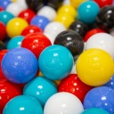 KiddyMoon разноцветные ШАРИКИ 6 см, набор из 300 шт.