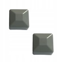 КРЫШКА ДЛЯ ФВ ПРОФИЛЯ 40Х40 СЕРАЯ - 2 ШТ.