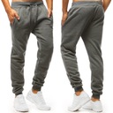 MĘSKIE SPODNIE DRESOWE JOGGERY CIENKIE ux4013 - L