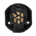 WETTING ROUND NEST 12 V 7 CONTACTS DO DISPLAY SYGNALU SWIETLNEGO TRAILERS TRUCKS  photo 6