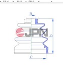 50P1003JPN PROTECCIÓN DE MUÑÓN DE DIRECCIÓN EXTERNO 