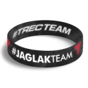 БРАСЛЕТ TREC BAND СИЛИКОНОВЫЙ БРАСЛЕТ JAGLAK TEAM ЧЕРНЫЙ