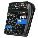DNA MIX 4U mikser audio konsoleta USB MP3 Bluetooth analogowy 4 kanały Współczynnik sygnał/szum 100 dB