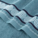 Полотенце ZWOLTEX Rondo синее ЕГИПЕТСКИЙ Хлопок 70x140 ПОЛЬСКИЙ ПРОДУКТ