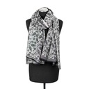 ШАРФ ЖЕНСКИЙ, ОТЛИЧНО ПОДХОДИТ, ВОСТОЧНЫЕ ИСТОРИИ НА СЕРОМ ФОНЕ