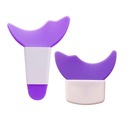 2x Šablóny na očné linky Silicone S Violet L Violet