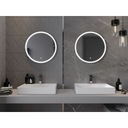 Mexen Gobi kúpeľňové zrkadlo s podsvietením 60 x 60 cm, LED 6000K Výška 600 mm