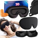 SLEEPING EYESPATCHER 3D LIGHT BLACKING TRAVEL MASK, РЕГУЛИРУЕМАЯ