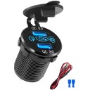 ЗАРЯДНОЕ УСТРОЙСТВО 2x USB QC 3.0 60ВТ В ПРИЖИГАЛЕ