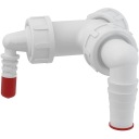 Alcaplast P149Z двойное колено с клапаном