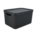 Krabice s víkem Rotho 16 l antracit
