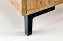 Konferenčný stolík, nočný stolík SILVIA dub wotan Výška nábytku 52 cm