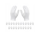 Перчатки х12 пар, хлопковые CXS белые, размер 6.