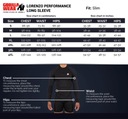 Longsleeve Športový tréningový pánsky Lorenzo 4XL Vlastnosti priedušné odvádzajúce vlhkosť rýchloschnúce termické