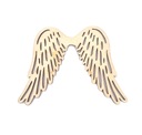 Деревянные крылья для ангела, крылья ангела 12х8,5см А09 БОЛЬШОЙ