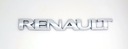 ЭМБЛЕМА, ЗНАК, НАПИСЬ RENAULT, ЗАДНИЙ КАПОТ, ХРОМ