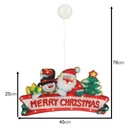 Lampki LED wisząca dekoracja świąteczna Merry Christmas 45cm Marka bez marki