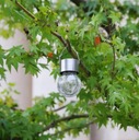 Светодиодный солнечный шар, подвесной стеклянный садовый светильник