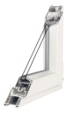 Alucon PVC Window 1000x1300 1000 x 1300 мм RU P White 24H