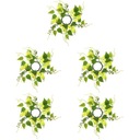 Искусственный подсвечник-гирлянда-цветок 5 шт.