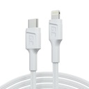 Белое зарядное устройство GaN 33 Вт + кабель Lightning MFi 1 м для iPhone 13 14 15