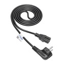 Кабель питания Akyga C15/Schuko, медь, 1,8 м