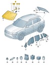 ВЕТРОВОЕ СТЕКЛО (МНОГОслойное) VW TIGUAN OE