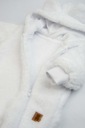 OBLEK prechodný plyšový kožúšok biely 62 Kód výrobcu prezent ubranko pajacyk dla niemowlaka